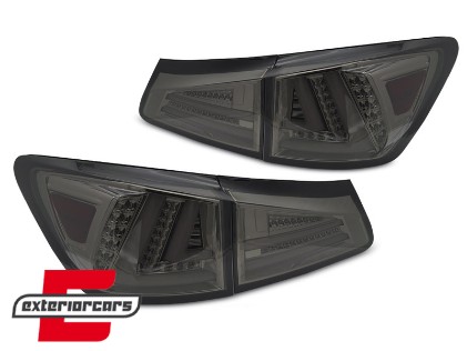 Full LED stražnja svjetla SEQ žmigavci LedBar dizajn (smoke) / Lexus IS XE20 (2006-2012), LDLE13