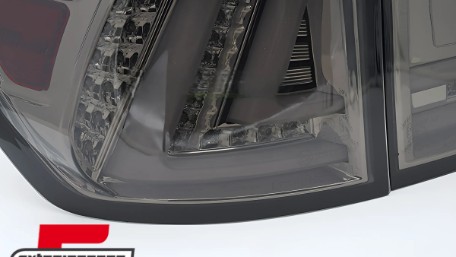 Full LED stražnja svjetla SEQ žmigavci LedBar dizajn (smoke) / Lexus IS XE20 (2006-2012), LDLE13