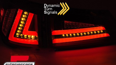 Full LED stražnja svjetla SEQ žmigavci LedBar dizajn (smoke) / Lexus IS XE20 (2006-2012), LDLE13