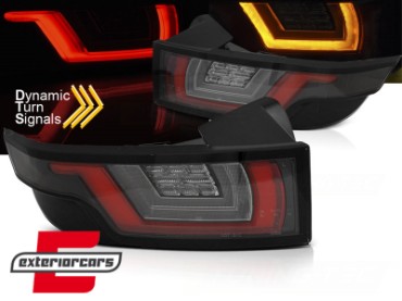 Full LED stražnja svjetla SEQ žmigavci LightBar dizajn (crvena/bijela/crna) / Range Rover Evoque L538 (2011-2018), LDLR12