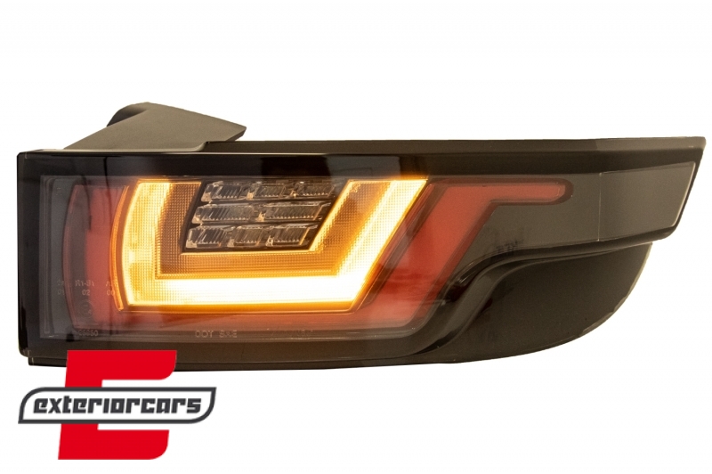 Full LED stražnja svjetla SEQ žmigavci LightBar dizajn (crvena/bijela/crna) / Range Rover Evoque L538 (2011-2018), LDLR12