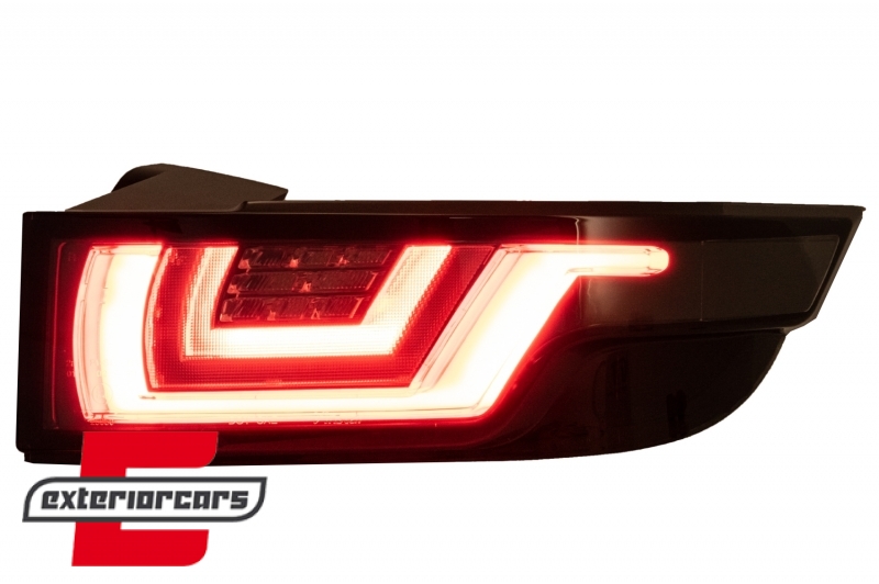 Full LED stražnja svjetla SEQ žmigavci LightBar dizajn (crvena/bijela/crna) / Range Rover Evoque L538 (2011-2018), LDLR12