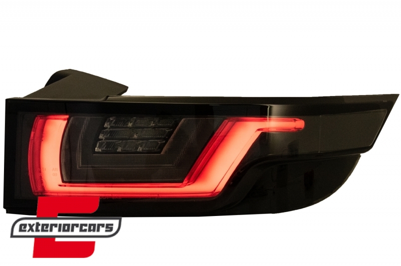 Full LED stražnja svjetla SEQ žmigavci LightBar dizajn (crvena/bijela/crna) / Range Rover Evoque L538 (2011-2018), LDLR12
