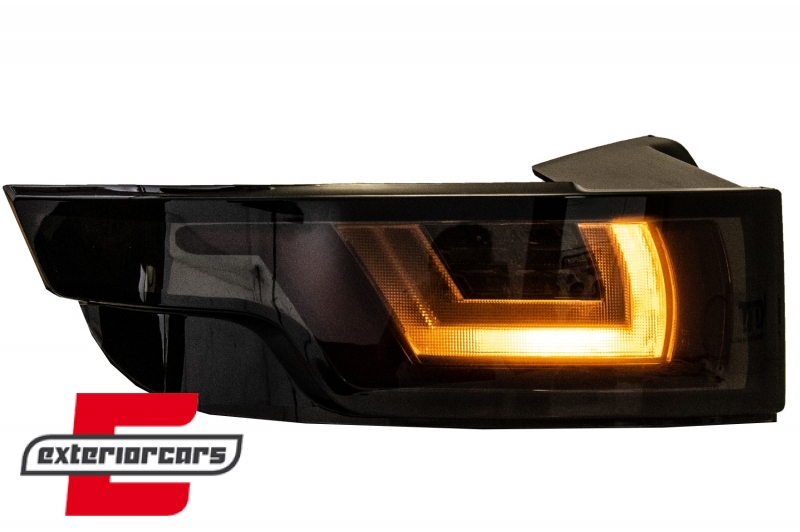 Full LED stražnja svjetla SEQ žmigavci LightBar dizajn (crvena/smoke/crna) / Range Rover Evoque L538 (2011-2018), LDLR13