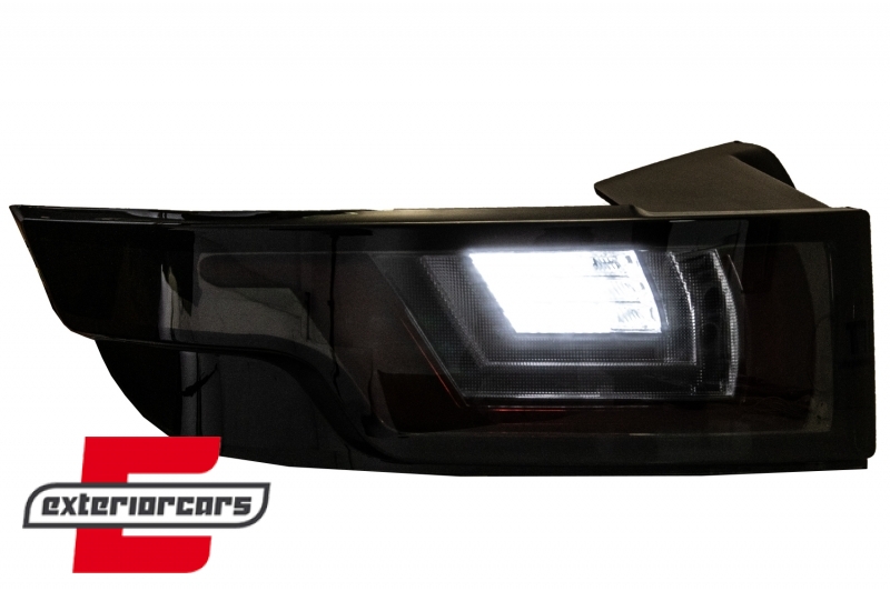 Full LED stražnja svjetla SEQ žmigavci LightBar dizajn (crvena/smoke/crna) / Range Rover Evoque L538 (2011-2018), LDLR13