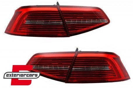 Full LED stražnja svjetla SEQ žmigavci Matrix R-line dizajn / VW Passat B8 3G limuzina (2015-2019), TLVWPA3G