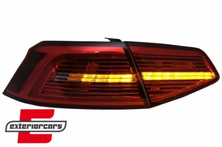Full LED stražnja svjetla SEQ žmigavci Matrix R-line dizajn / VW Passat B8 3G limuzina (2015-2019), TLVWPA3G