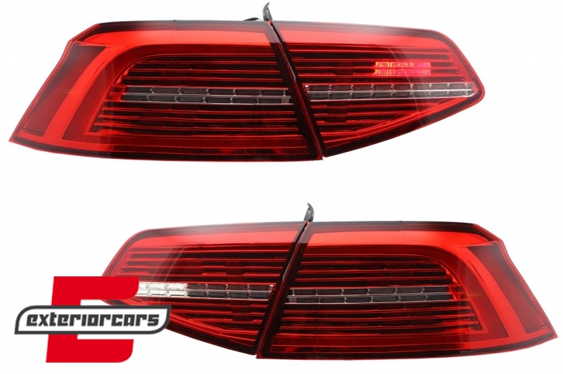 Full LED stražnja svjetla SEQ žmigavci Matrix R-line dizajn / VW Passat B8 3G limuzina (2015-2019), TLVWPA3G