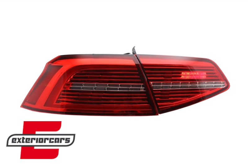 Full LED stražnja svjetla SEQ žmigavci Matrix R-line dizajn / VW Passat B8 3G limuzina (2015-2019), TLVWPA3G