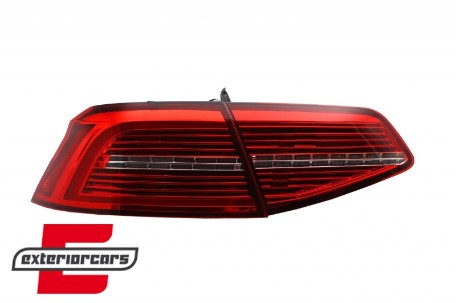 Full LED stražnja svjetla SEQ žmigavci Matrix R-line dizajn / VW Passat B8 3G limuzina (2015-2019), TLVWPA3G