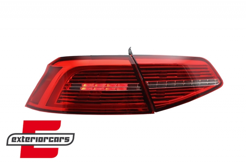 Full LED stražnja svjetla SEQ žmigavci Matrix R-line dizajn / VW Passat B8 3G limuzina (2015-2019), TLVWPA3G