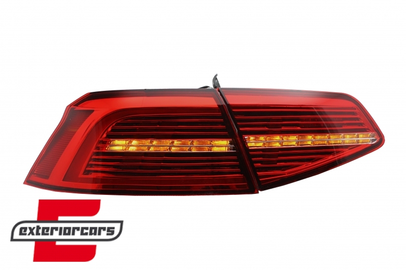 Full LED stražnja svjetla SEQ žmigavci Matrix R-line dizajn / VW Passat B8 3G limuzina (2015-2019), TLVWPA3G