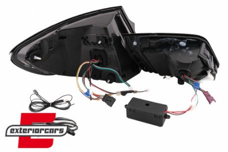 Full LED stražnja svjetla SEQ žmigavci nadogradnja u G30 dizajn / BMW serije 5 F10 (2011-2017) limuzina, TLBMF10NLCL