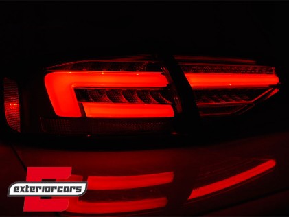 Full LED stražnja svjetla SEQ žmigavci (smoke) / Audi A4 B8 limuzina (2012-2015), LDAUH1
