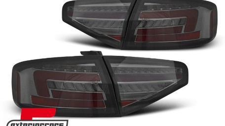 Full LED stražnja svjetla SEQ žmigavci (smoke) / Audi A4 B8 limuzina (2012-2015), LDAUH5
