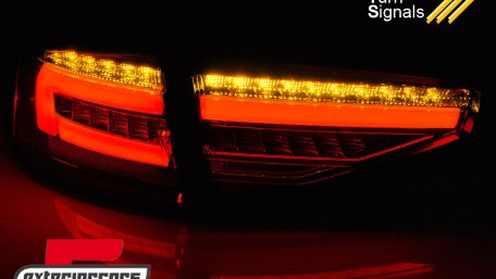 Full LED stražnja svjetla SEQ žmigavci (smoke) / Audi A4 B8 limuzina (2012-2015), LDAUH5
