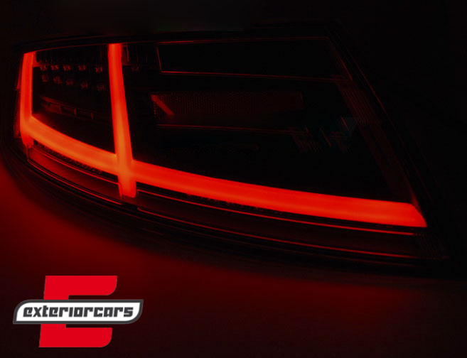 Full LED stražnja svjetla SEQ žmigavci (smoke) / Audi TT 8J (2006-2014), LDAUD3