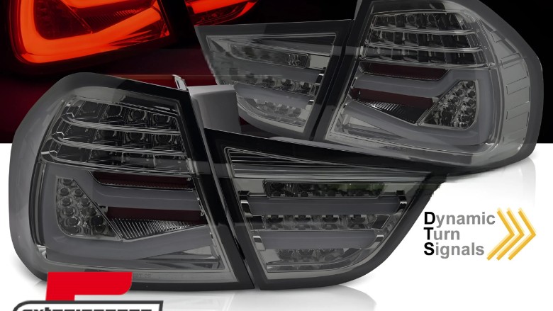 Full LED stražnja svjetla SEQ žmigavci (smoke) / BMW serije 3 E90 LCI (2008-2011) limuzina, LDBMK4
