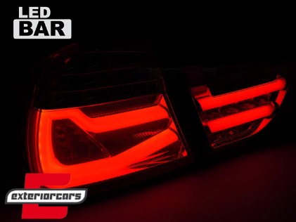 Full LED stražnja svjetla SEQ žmigavci (smoke) / BMW serije 3 E90 LCI (2008-2011) limuzina, LDBMK4