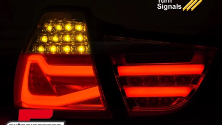 Full LED stražnja svjetla SEQ žmigavci (smoke) / BMW serije 3 E90 LCI (2008-2011) limuzina, LDBMK4