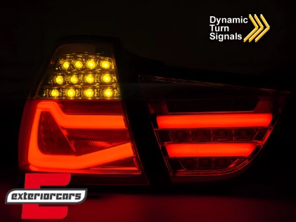 Full LED stražnja svjetla SEQ žmigavci (smoke) / BMW serije 3 E90 LCI (2008-2011) limuzina, LDBMK4