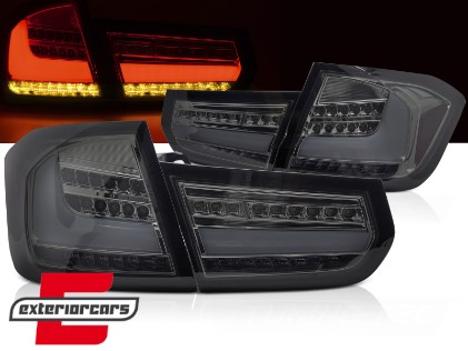 Full LED stražnja svjetla SEQ žmigavci (smoke) / BMW serije 3 F30 F35 (2011-2014), LDBMJ7