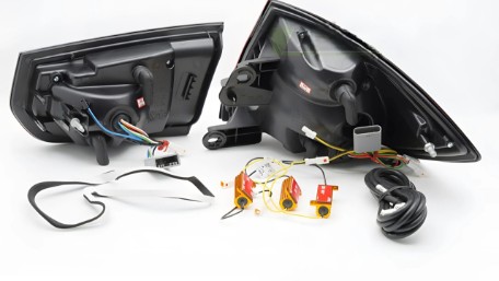 Full LED stražnja svjetla SEQ žmigavci (smoke) / BMW serije 3 F30 F35 (2011-2014), LDBMJ7