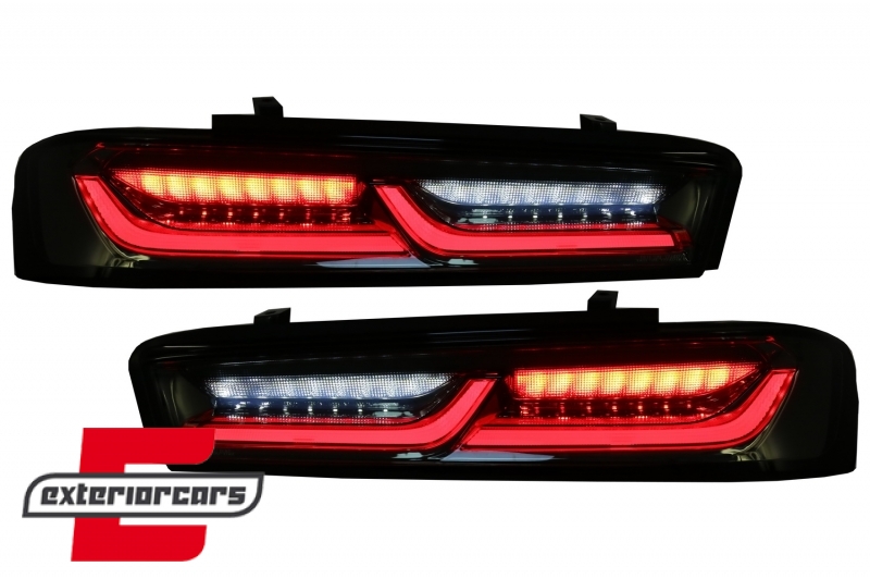Full LED stražnja svjetla SEQ žmigavci (smoke) / Chevrolet Camaro (05.2015-2018), LDCT06