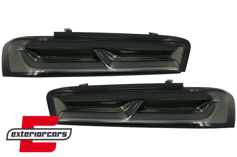 Full LED stražnja svjetla SEQ žmigavci (smoke) / Chevrolet Camaro (05.2015-2018), LDCT06