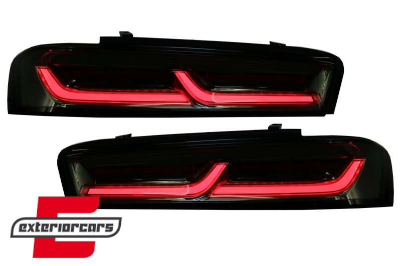 Full LED stražnja svjetla SEQ žmigavci (smoke) / Chevrolet Camaro (05.2015-2018), LDCT06
