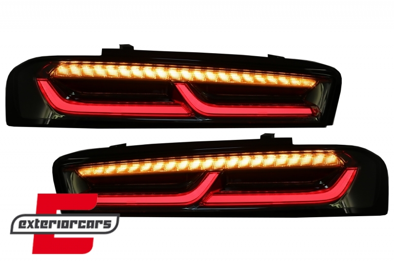 Full LED stražnja svjetla SEQ žmigavci (smoke) / Chevrolet Camaro (05.2015-2018), LDCT06