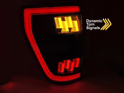 Full LED stražnja svjetla SEQ žmigavci (smoke) / Ford F150 XIV (2020-2023), LDFOA5
