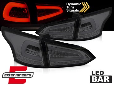Full LED stražnja svjetla SEQ žmigavci (smoke) / Ford Focus 3 karavan (2011-2018), LDFO83