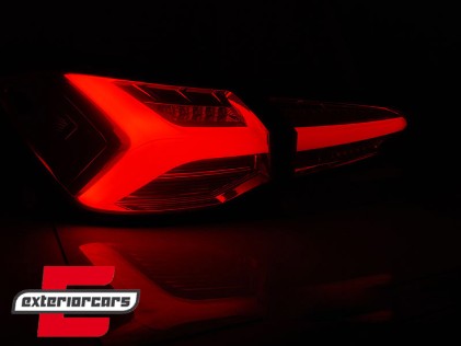 Full LED stražnja svjetla SEQ žmigavci (smoke) / Ford Focus 4 Hatchback (2018-2021), LDFO73