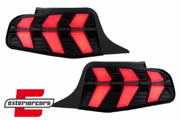 Full LED stražnja svjetla SEQ žmigavci (smoke) / Ford Mustang V (2010-2012), LDFO92