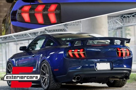 Full LED stražnja svjetla SEQ žmigavci (smoke) / Ford Mustang V (2010-2012), LDFO92