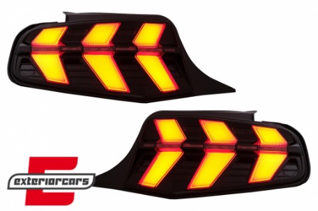 Full LED stražnja svjetla SEQ žmigavci (smoke) / Ford Mustang V (2010-2012), TLFMU7LED