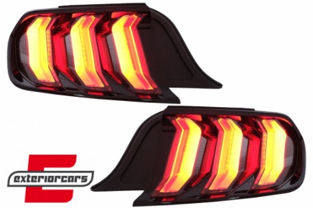 Full LED stražnja svjetla SEQ žmigavci (smoke) / Ford Mustang VI S550 (2015-2022), LDFO90