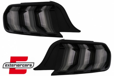 Full LED stražnja svjetla SEQ žmigavci (smoke) / Ford Mustang VI S550 (2015-2022), LDFO90