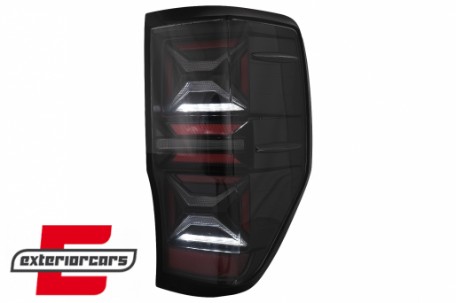 Full LED stražnja svjetla SEQ žmigavci (smoke) / Ford Ranger (2012-2018), LDFO98