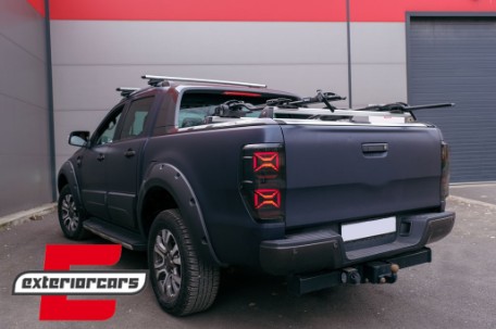 Full LED stražnja svjetla SEQ žmigavci (smoke) / Ford Ranger (2012-2018), LDFO98