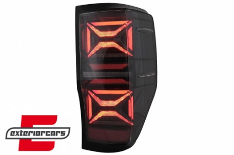 Full LED stražnja svjetla SEQ žmigavci (smoke) / Ford Ranger (2012-2018), LDFO98
