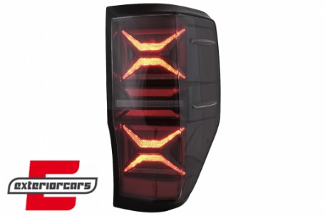 Full LED stražnja svjetla SEQ žmigavci (smoke) / Ford Ranger (2012-2018), LDFO98