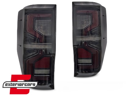 Full LED stražnja svjetla SEQ žmigavci (smoke) / Ford Ranger (2012-2018), LDFO99