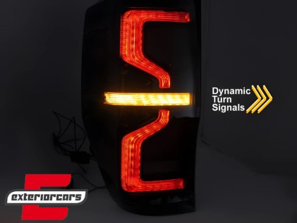 Full LED stražnja svjetla SEQ žmigavci (smoke) / Ford Ranger (2012-2018), LDFO99