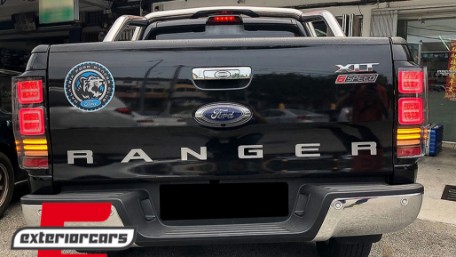 Full LED stražnja svjetla SEQ žmigavci (smoke) / Ford Ranger (2012-2022), LDFO91