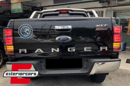 Full LED stražnja svjetla SEQ žmigavci (smoke) / Ford Ranger (2012-2022), LDFO91