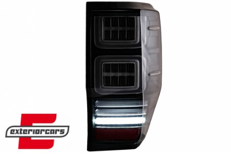 Full LED stražnja svjetla SEQ žmigavci (smoke) / Ford Ranger (2012-2022), LDFO91