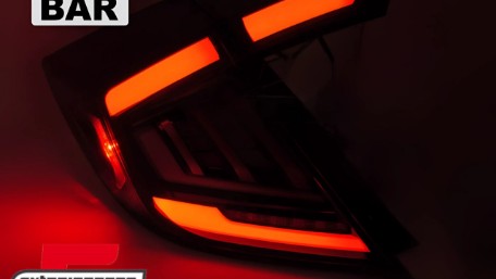 Full LED stražnja svjetla SEQ žmigavci (smoke) / Honda Civic Mk10 (2016-2021) Hatchback, LDHO13