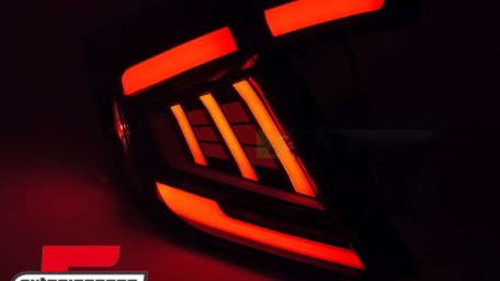 Full LED stražnja svjetla SEQ žmigavci (smoke) / Honda Civic Mk10 (2016-2021) Hatchback, LDHO13